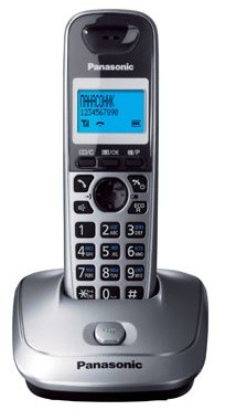 Радиотелефон Panasonic KX-TG2511 RUM DECT серый металлик/черный