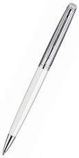 Шариковая ручка WATERMAN Hemisphere Deluxe (S0921310) White CT (M) чернила: синий нержавеющая сталь блестящий хром